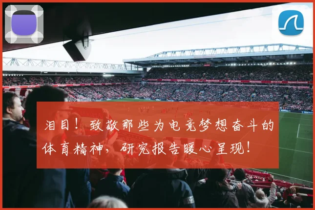 泪目!致敬那些为电竞梦想奋斗的体育精神,研究报告暖心呈现!