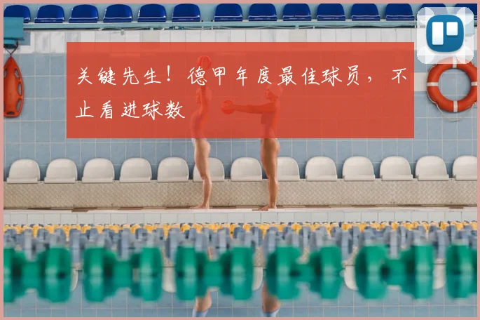 关键先生！德甲年度最佳球员，不止看进球数
